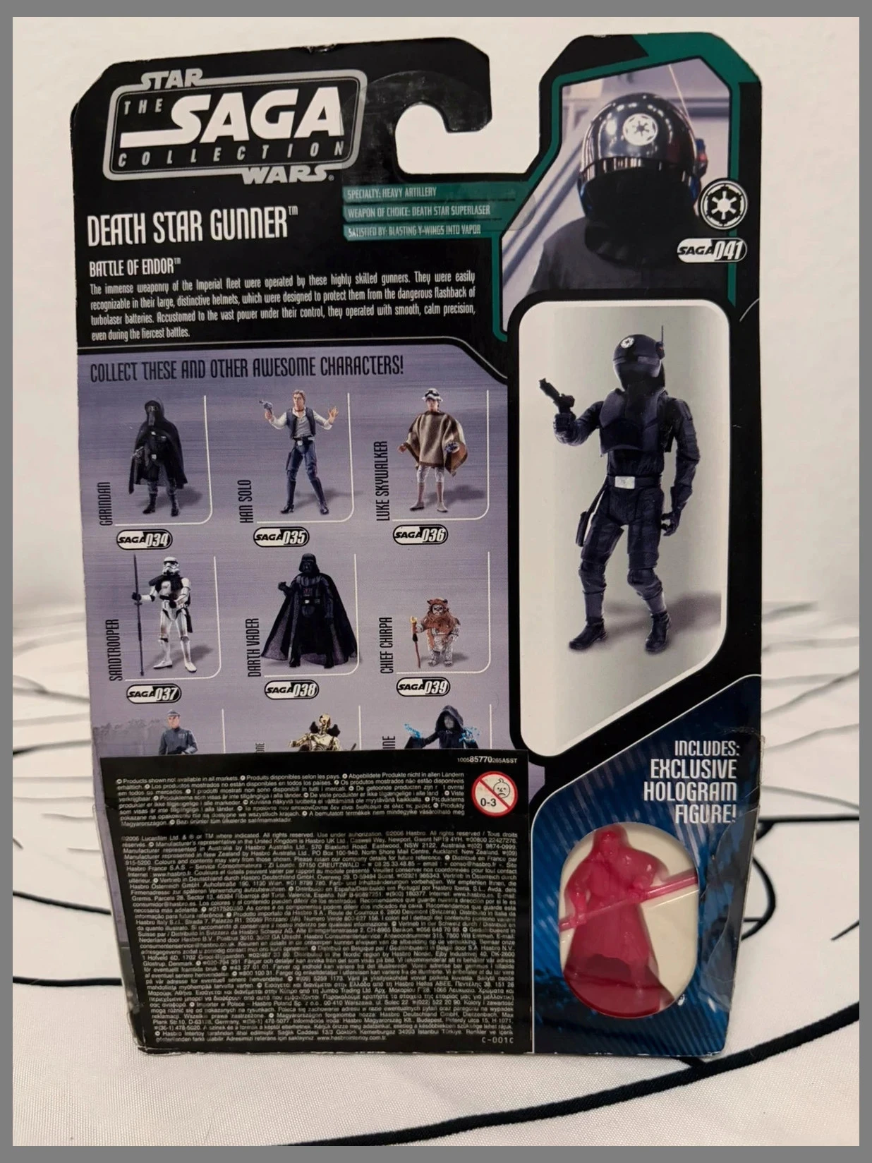 Star Wars The Saga Collection Death Star Gunner Hasbro 3.75″ MOC New in blister – photo 2